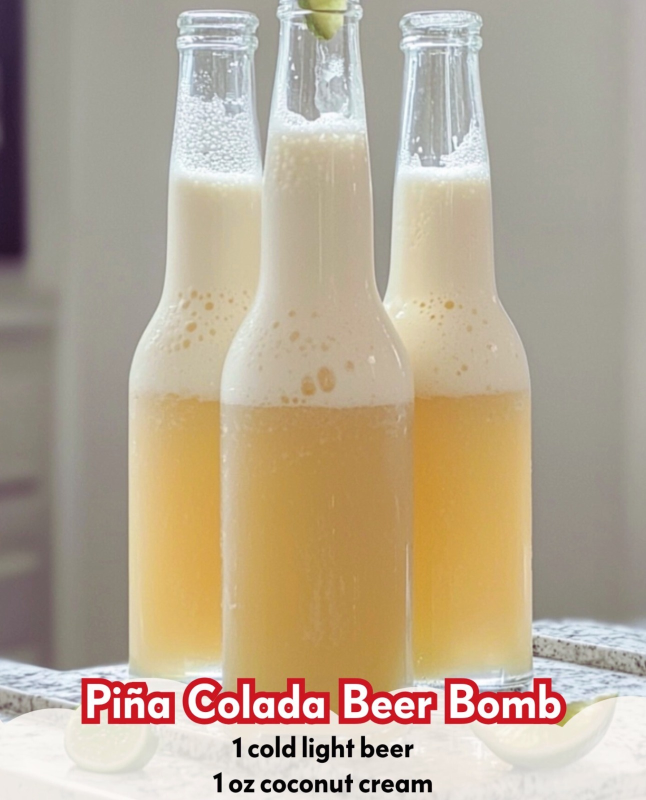 PIÑA COLADA BEER BOMB