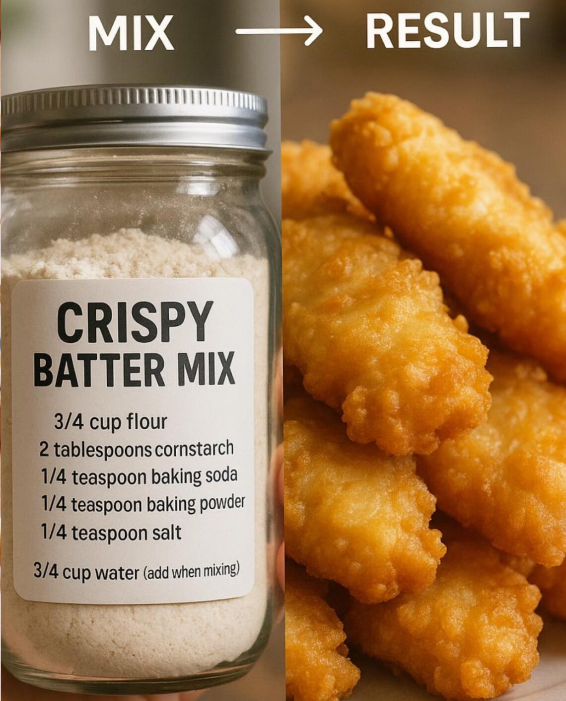 Crispy Batter Mix Recipe: The Secret to Perfectly Golden, Crunchy Coatings!