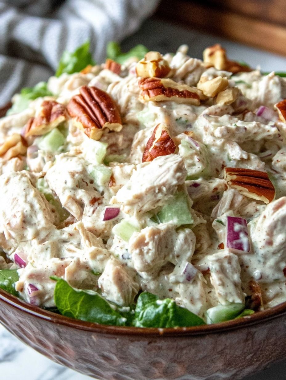 lizzy’s famous pecan chicken salad