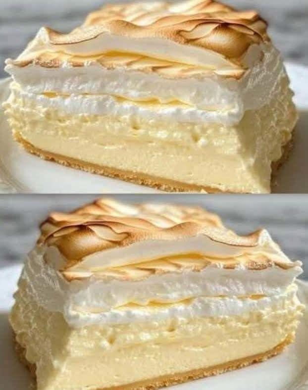 Lemon meringue cream pie delight