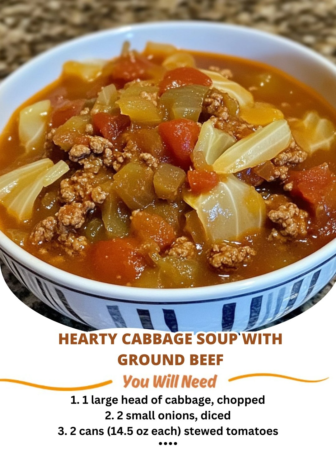 Hearty Cabbage Soup with Ground Beef: A Comforting, Flavor-Packed Meal in a Bowl!