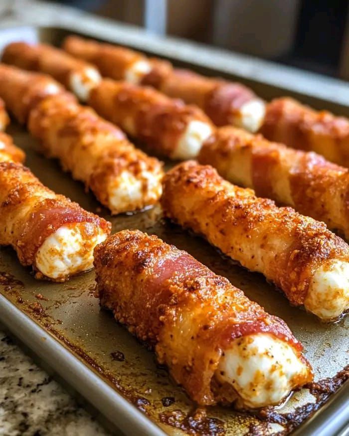 bacon-wrapped -mozzarella-sticks
