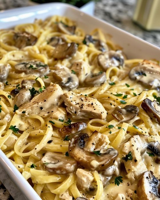 So creamy and delish! We eat this pretty much every week!