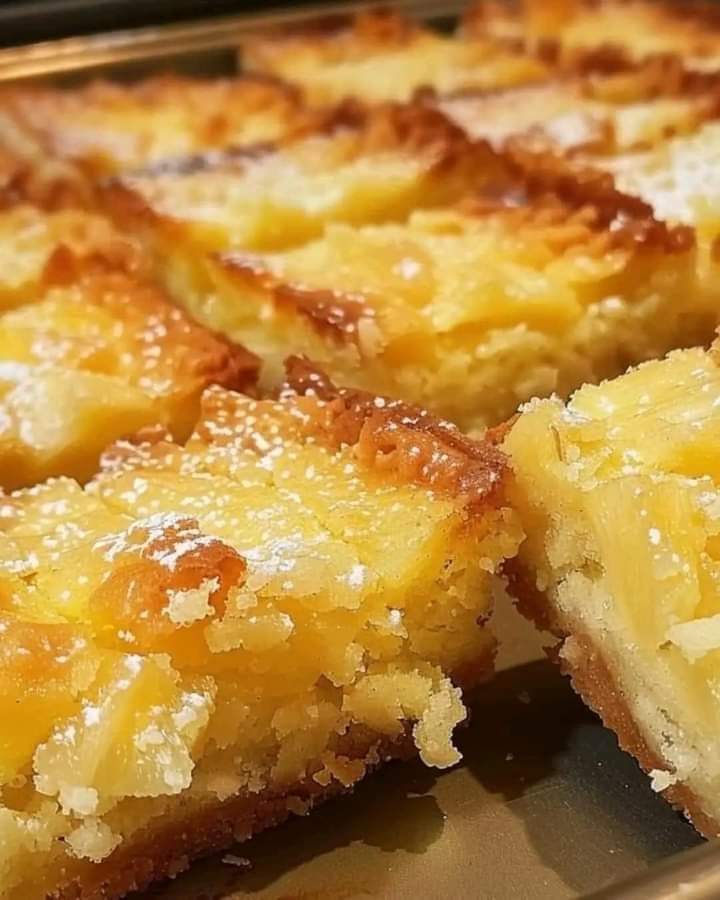 Pineapple Bliss Bars Recipe.