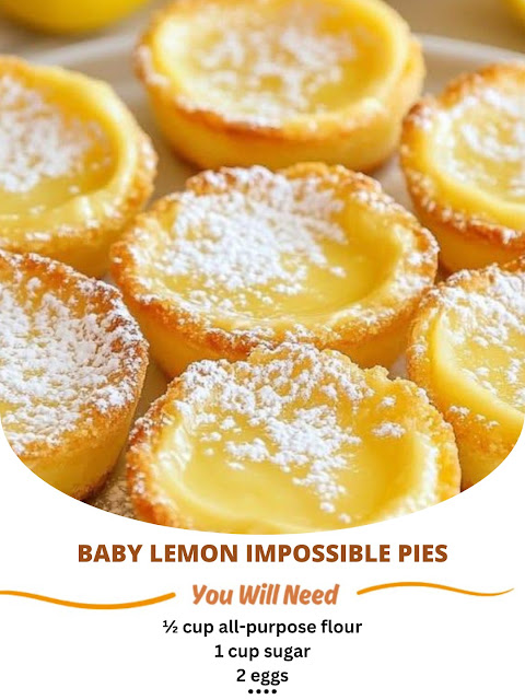 Baby Lemon Impossible Pies