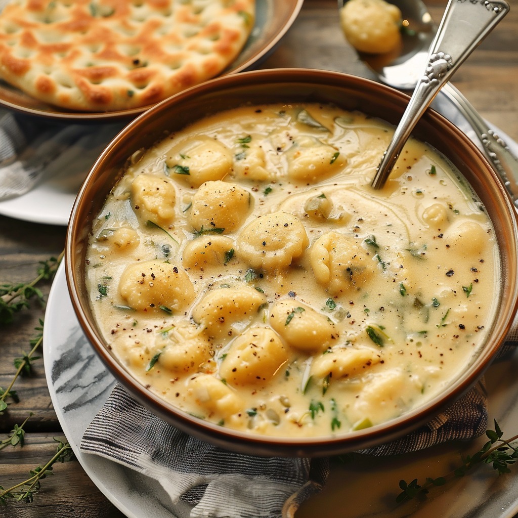 Creamy Vegan Gnocchi Soup