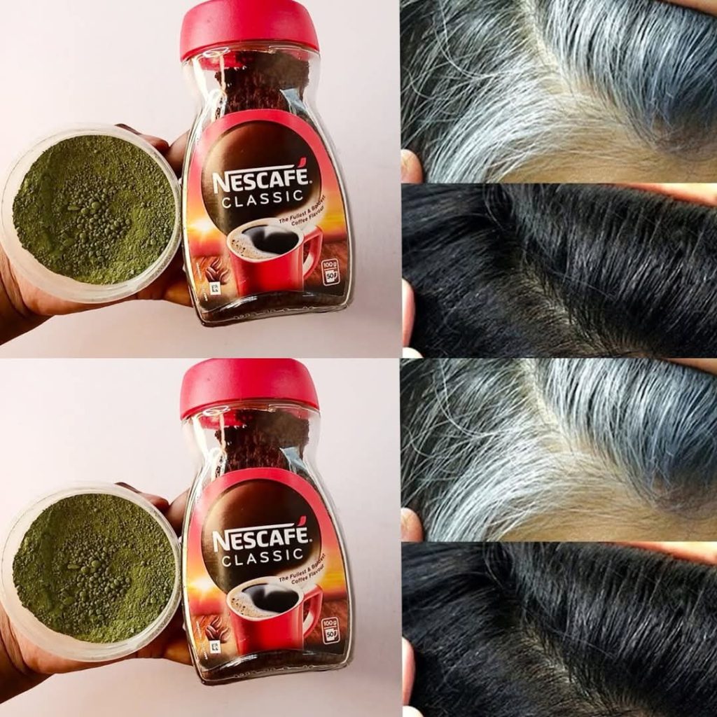 Turn White Hair to Black Naturally in 30 Minutes Using Coffee